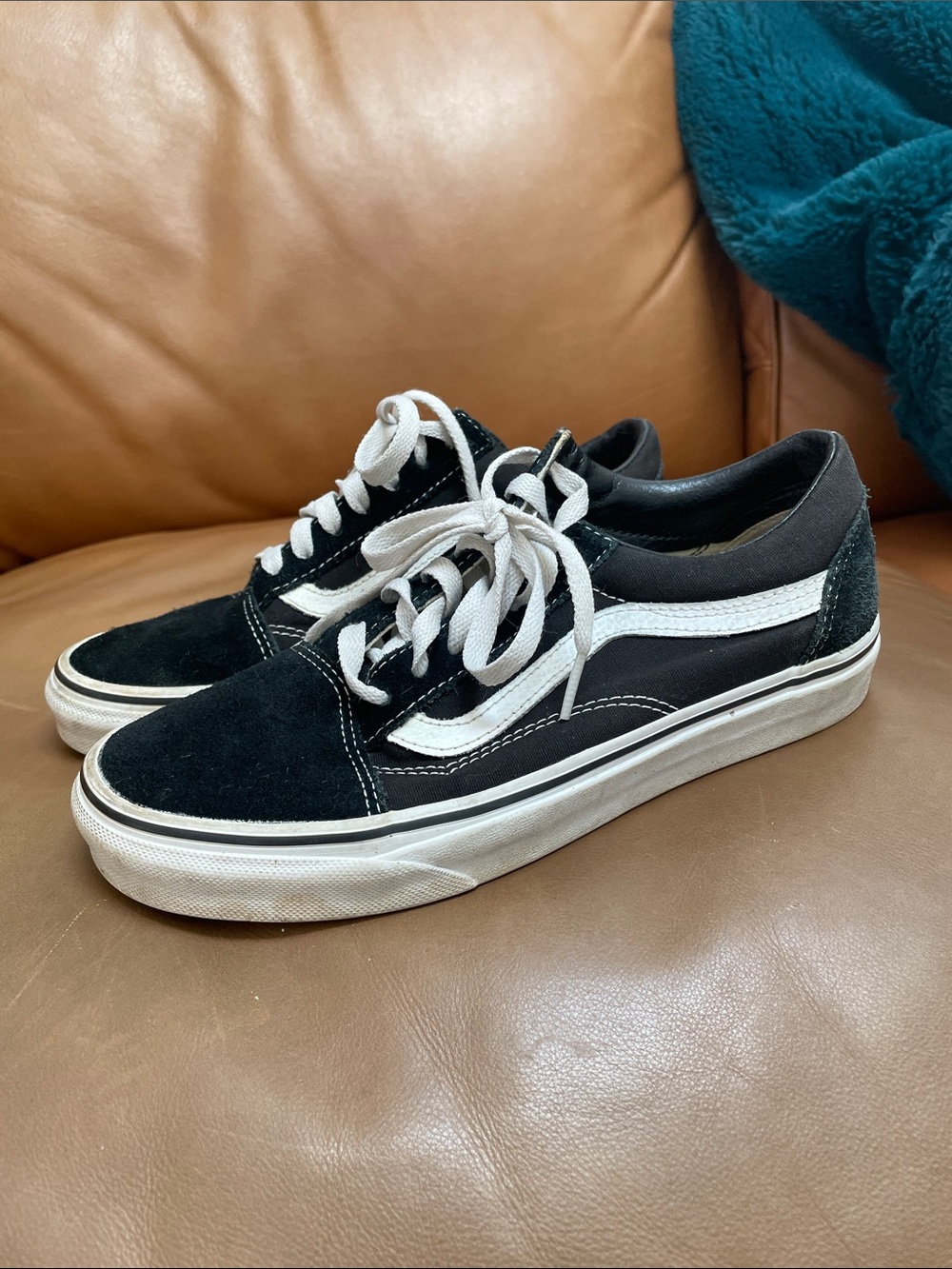 Vans Classic Old Skool Sneakers in Black and White